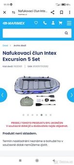 Člun Intex nafukovací pro 5 osob - 1