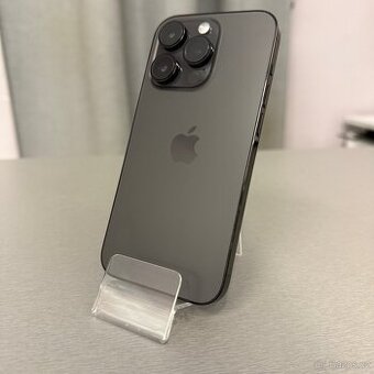 iPhone 14 Pro 256GB space black, pěkný stav, rok záruka