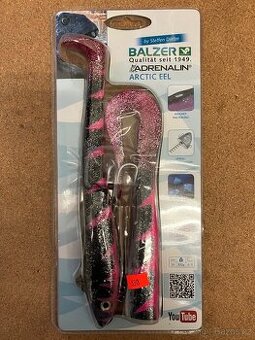 Balzer Adrenalin Arctic Eel 300 g Black/pink fireshark