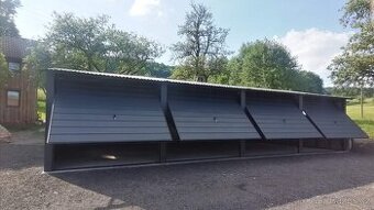 Plechová garáž 12x5m