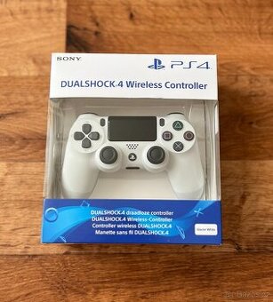 Originální ovladač Sony DualShock 4 pro PS4 V2 bílý