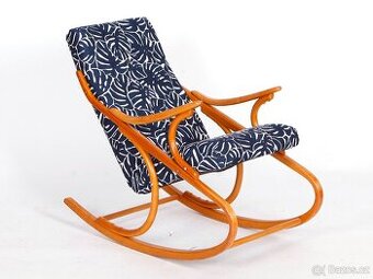 [ 4439 ] Houpací retro křeslo TON po renovaci