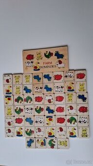 Dřevěné domino pro nejmenší. - 1