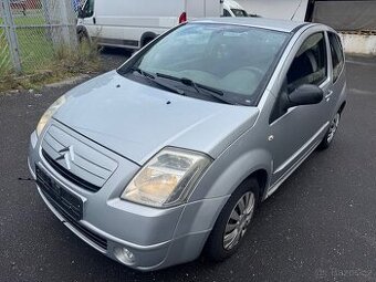 Citroen C2, 1.2 44kw, najeto pouze 110t km, nová STK+SPZ