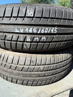 2 x letní pneu r15 185/60/15