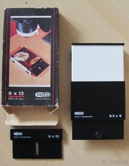 Maskovací rámečky Meopta 9x13 a 10x15 fotokomora,nové