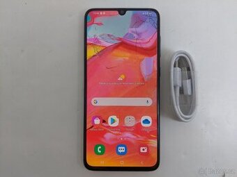 Samsung Galaxy A70 6/128 Black. Záruka 6 měsíců.