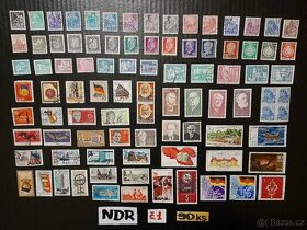 poštovní známky / NDR  č.1  90ks