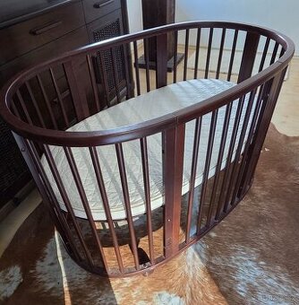 Stokke Sleepi – limitovaná edice, tmavě hnědá + příslušenstv