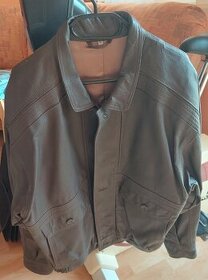 Pánská kožená bunda - pravá kůže - velmi pěkná, vel. 50