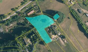 Stavební pozemek 1610 m² – Hluboká u Liberce