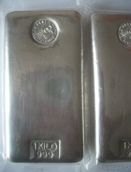 Stříbrný slitek The Perth Mint 1kg