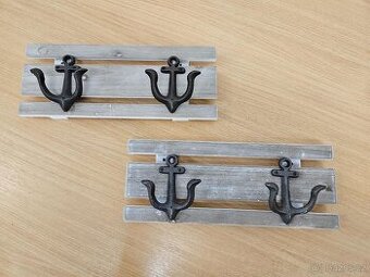 SADA 2 KS Nástěnné věšáky - námořnický motiv (NOVÉ)