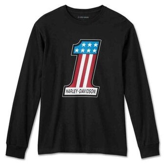 Triko s dlouhým rukávem Harley-Davidson 99073-24VM, vel.M
