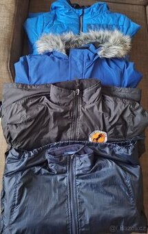 Zimní bundy vel. 146/152