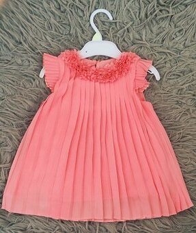 MAYORAL dívčí korálové šaty vel.80