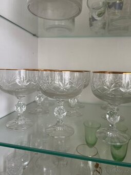 Broušené skleničky