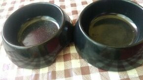 2x malá miska pro trpasličí plemena / kočky / fretky