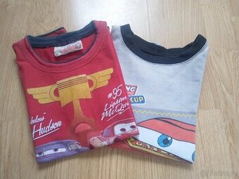 CHLAPECKÁ TRIČKA BLESK MCQUEEN 2 KUSY vel.116/122