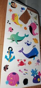 2 archy tetování ("tetovaček") podmořský vodní svět - 1