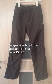 Zateplené kalhoty