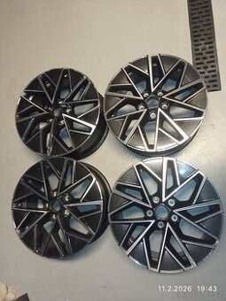 4x al disky 17" SLAGARD originál SKODA OCTAVIA IV r.v. 2019