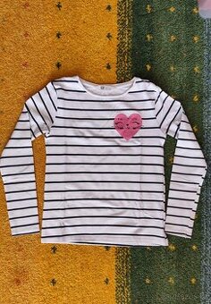 Triko pruhované vel. 134 – 140