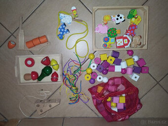 Dřevěné smyslové hračky pro nejmenší