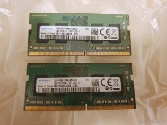2x4gb ddr4 2400mhz do Notebooku (prošly MemTest86)