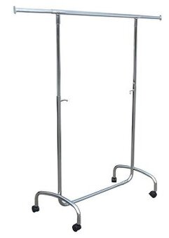 Výškově nastavitelný stojan ( štendr ) na oděvy