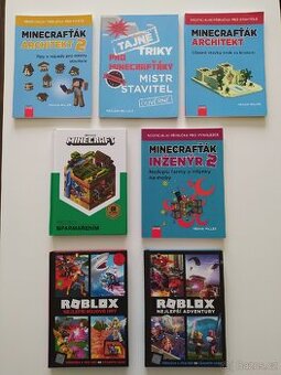 Knihy Minecraft a Roblox