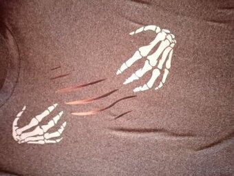 Tričko s kostrou v. S