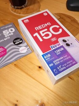 Xiaomi Redmi 15C 5G 4GB/128GB Mint Green - Nový 