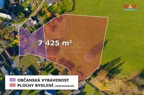 Prodej pozemku k bydlení, 8319 m², Chřibská - 1