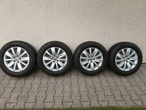 ALU kola Škoda YETI 5x112 r16 letní pneu 7,5mm