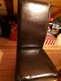 Židle koženka+dřevo - 1