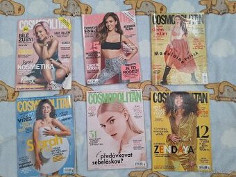 časopisy ELLE COSMOPOLITAN JOY HARPERS BAZAAR MARIE CLAIRE