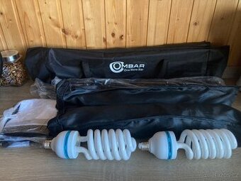 Prodám 2 softboxy a bílé PVC fotoplátno