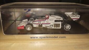 F1 Shadow DN8 #17 Clay Regazzoni 1978 Brazil GP Spark 1:43