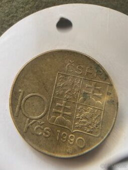 Mince 10 kčs TMG 1990