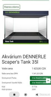 Nové akvárium Dennerle 35l