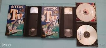 Retro video kazety TDK 2ks+2x CD - 1