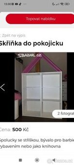 Skříň na barbie
