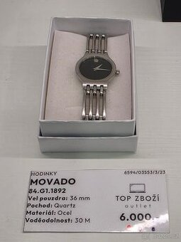 Movado 84.G1.1892, 2 roky záruka