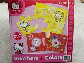 Puzzle Hello Kitty pro nejmenší 3-5 let NOVÉ - 1
