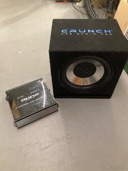 subwoofer + zesilovač