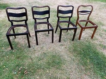 židle staré židle retro židle dřevěné starožitné artdeco