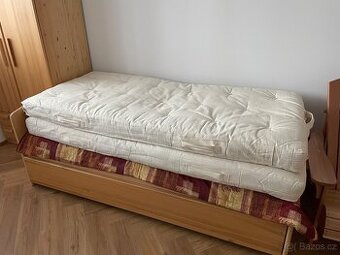 Matrace-2x futon 90x200 přírodní materiály