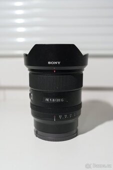Sony FE 20 mm f/1,8 v dobrém stavu