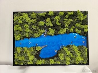 Mechový obraz 50 x 70 cm